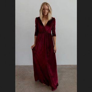 SOFIA BALTIC BORN velvet maxi dress | size M | New with Tags |